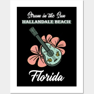 Strum in the Sun Hallandale Beach, Florida Posters and Art